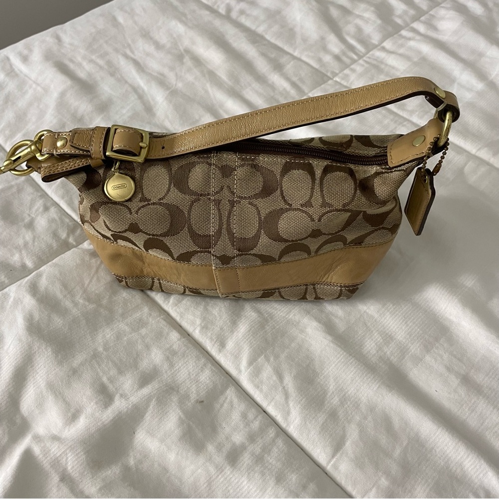 Coach canvas mini bagette model 41642